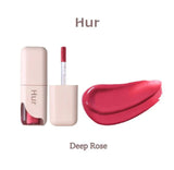 House of HUR Glowy Ampoule Lip Tint 01 Deep Rose, 02 Brown Red, 03 Dawn Pink, 04 Ginger - 4.5g