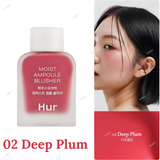 Shop House of Hur Moist Ampoule Blusher Mini in shades 01 Nude Beige, 02 Deep Plum, 03 Rose Brown, 04 Lavender Flush, 05 Peach Coral, 06 Cherry Blossom, 07 Pink Rosie, 08 Berry Purple, 09 Ruby Red online in Pakistan