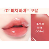 WAKEMAKE - Dewy Gel Glow Tint - 02 Peach Bite Coral, 05 Sensual Red, 06 Peony Fizz, 07 Fig Filling, 08 Coolish Cherry, 12 Glassy Mauvement, 13 Black Hush