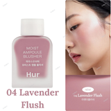 Shop House of Hur Moist Ampoule Blusher Mini in shades 01 Nude Beige, 02 Deep Plum, 03 Rose Brown, 04 Lavender Flush, 05 Peach Coral, 06 Cherry Blossom, 07 Pink Rosie, 08 Berry Purple, 09 Ruby Red online in Pakistan