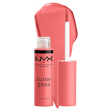 Shop online NYX Butter Gloss Non-Sticky Lip Gloss in shades 02|Éclair-Pale cool pink, 03|Peaches And Cream-Peach, 04|Merengue-Cool lavender pink, 05|Crème Brulee-Pale nude pink, 07|Tiramisu-Pinky nude, 09|Vanilla Crème Pie-Medium blue pink, 15|Angel Food Cake-Lavender mauve, 17|Ginger Snap-Medium neutral brown, 22|Devils Food Cake-Wine, 41|Cranberry Pie-Mauve purple, 43|Marshmallow-Muted lilac, 45|Sugar High-Peachy light nude, 47|Spiked Toffee-Brown mauve in Pakistan