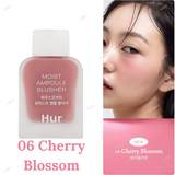 Shop House of Hur Moist Ampoule Blusher Mini in shades 01 Nude Beige, 02 Deep Plum, 03 Rose Brown, 04 Lavender Flush, 05 Peach Coral, 06 Cherry Blossom, 07 Pink Rosie, 08 Berry Purple, 09 Ruby Red online in Pakistan