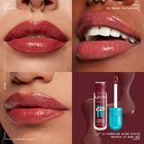 NYX Lip I.V. Hydrating Lip Gloss Stain - 01 - Caramel Drip, 03 - Splash N Spice, 05 - Mocha Me Wet, 06 - Espresso Soak, 08 - Drippin' In Rose, 09 - Blush Rush, 12 - Burst That Tang!, 13 - Cranberry Splash, 14 - Mauve N' Moist, 15 - Water 'Bout Wine?