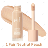 ELF HALO GLOW LIQUID FILTER FOUNDATION - 0 Fair Neutral Warm, 0.5 Fair Cool, 1 Fair Neutral Peach, 2 Fair Light Neutral Warm, 3 Light Medium Cool, 3.5 Medium Neutral Olive