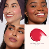 Buy Rare Beauty Soft Pinch Liquid Blush in shades Grateful - Dewy True Red, Happy - Dewy Cool Pink, Joy - Dewy Muted Peach, Lucky - Dewy Hot Pink, Bliss - Matte Nude Pink, Faith - Matte Deep Berry, Grace - Matte Bright Rose Mauve, Love - Matte Terracotta, Hope - Nude Mauve, Encourage - Soft Neutral Pink, Believe - True Mauve, Virtue - Beige Peach, Worth - True Rose in Pakistan