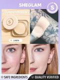 Shop SHEGLAM  Skinfluencer Full Coverage Foundation Balm Full size in shades Linen, Buttercream, Porcelain, Fair, Chantilly, Bamboo, Shell, Nude, Acorn, Warm Vanilla, Sand, Peach, Honey, Butterscotch, Wheat, Golden, Almond in Pakistan