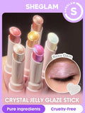 Buy SHEGLAM Crystal Jelly Glaze Stick in shades Rosy Gem, Starlit Silver, Fuchsia Fun, Golden Girl, Aura Blitz, Lilac Luster, Violet Crush, Rock Star, Bronze Dust, Champagne Gleam online in Pakistan at DUBUYPK on best price