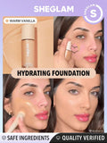 Buy SHEGLAM Skinfinite Hydrating Foundation in shades Linen, Buttercream, Porcelain, Fair, Chantilly, Bamboo, Shell, Nude, Acorn, Warm Vanilla, Sand, Butterscotch, Honey, Peach, Almond, Golden, Wheat in Pakistan