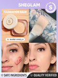 Shop SHEGLAM  Skinfluencer Full Coverage Foundation Balm Full size in shades Linen, Buttercream, Porcelain, Fair, Chantilly, Bamboo, Shell, Nude, Acorn, Warm Vanilla, Sand, Peach, Honey, Butterscotch, Wheat, Golden, Almond in Pakistan