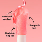 ELF - Glow Reviver Lip Oil - Crystal Clear, Honey Talks, Pink Quartz, Coral Fixation, Jam Session, Rose Envy, Red Delicious