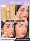 Buy SHEGLAM Skinfinite Hydrating Foundation in shades Linen, Buttercream, Porcelain, Fair, Chantilly, Bamboo, Shell, Nude, Acorn, Warm Vanilla, Sand, Butterscotch, Honey, Peach, Almond, Golden, Wheat in Pakistan