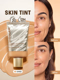 SHEGLAM Dew & Done Skin Tint With Spf20 - Linen, Buttercream, Porcelain, Fair, Chantilly, Bamboo, Shell, Nude, Acorn, Warm Vanilla, Sand, Peach, Honey, Butterscotch, Wheat, Golden, Almond, Saddle, Walnut, Chestnut, Cashew, Cappuccino, Caramel, Mahogany
