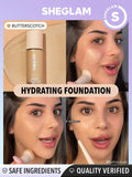 Buy SHEGLAM Skinfinite Hydrating Foundation in shades Linen, Buttercream, Porcelain, Fair, Chantilly, Bamboo, Shell, Nude, Acorn, Warm Vanilla, Sand, Butterscotch, Honey, Peach, Almond, Golden, Wheat in Pakistan