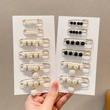 12pcs Pearlized Alloy Safety Pins