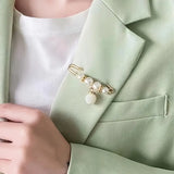 12pcs Pearlized Alloy Safety Pins