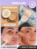 Shop SHEGLAM  Skinfluencer Full Coverage Foundation Balm Full size in shades Linen, Buttercream, Porcelain, Fair, Chantilly, Bamboo, Shell, Nude, Acorn, Warm Vanilla, Sand, Peach, Honey, Butterscotch, Wheat, Golden, Almond in Pakistan