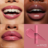 Shop online NYX Butter Gloss Non-Sticky Lip Gloss in shades 02|Éclair-Pale cool pink, 03|Peaches And Cream-Peach, 04|Merengue-Cool lavender pink, 05|Crème Brulee-Pale nude pink, 07|Tiramisu-Pinky nude, 09|Vanilla Crème Pie-Medium blue pink, 15|Angel Food Cake-Lavender mauve, 17|Ginger Snap-Medium neutral brown, 22|Devils Food Cake-Wine, 41|Cranberry Pie-Mauve purple, 43|Marshmallow-Muted lilac, 45|Sugar High-Peachy light nude, 47|Spiked Toffee-Brown mauve in Pakistan