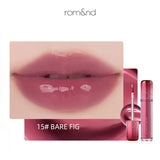 Romand The Juicy Lasting Tint - 10 Bare Apricot, 15 Bare Fig, 20 JujuFig, 21 Grape Bomb, 22 Dotori Balm