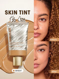 SHEGLAM Dew & Done Skin Tint With Spf20 - Linen, Buttercream, Porcelain, Fair, Chantilly, Bamboo, Shell, Nude, Acorn, Warm Vanilla, Sand, Peach, Honey, Butterscotch, Wheat, Golden, Almond, Saddle, Walnut, Chestnut, Cashew, Cappuccino, Caramel, Mahogany