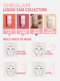 Sheglam Color Bloom Liquid Blush Matte - Love Cake, Devoted, Rose Ritual, Risky Business, Petal Talk,On Point, Night Drive, Float On, Birthday Suit, Swipe Right, Hush Hush, Real Deal, Cutie Pie, Hot Topic