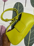 Shein - Green Baguette Bag