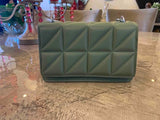 Shein - Quilted Chain square Bag Green