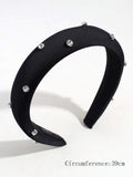 Shein - Satin & Artificial Diamond Fashion Headband