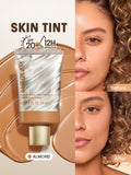 SHEGLAM Dew & Done Skin Tint With Spf20 - Linen, Buttercream, Porcelain, Fair, Chantilly, Bamboo, Shell, Nude, Acorn, Warm Vanilla, Sand, Peach, Honey, Butterscotch, Wheat, Golden, Almond, Saddle, Walnut, Chestnut, Cashew, Cappuccino, Caramel, Mahogany