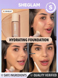 Buy SHEGLAM Skinfinite Hydrating Foundation in shades Linen, Buttercream, Porcelain, Fair, Chantilly, Bamboo, Shell, Nude, Acorn, Warm Vanilla, Sand, Butterscotch, Honey, Peach, Almond, Golden, Wheat in Pakistan