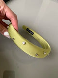 Shein - Satin & Artificial Diamond Fashion Headband
