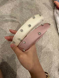 Shein - Satin & Artificial Diamond Fashion Headband