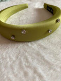 Shein - Satin & Artificial Diamond Fashion Headband