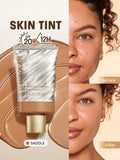 SHEGLAM Dew & Done Skin Tint With Spf20 - Linen, Buttercream, Porcelain, Fair, Chantilly, Bamboo, Shell, Nude, Acorn, Warm Vanilla, Sand, Peach, Honey, Butterscotch, Wheat, Golden, Almond, Saddle, Walnut, Chestnut, Cashew, Cappuccino, Caramel, Mahogany