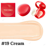 Tocobo Apple Dewy Fit Cushion 19 Cream, 21C Peach, 21W Vanilla, 23 Honey, 25 Peanut, 27 Toast
