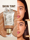 SHEGLAM Dew & Done Skin Tint With Spf20 - Linen, Buttercream, Porcelain, Fair, Chantilly, Bamboo, Shell, Nude, Acorn, Warm Vanilla, Sand, Peach, Honey, Butterscotch, Wheat, Golden, Almond, Saddle, Walnut, Chestnut, Cashew, Cappuccino, Caramel, Mahogany