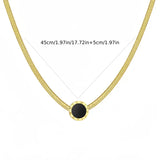 1pc olden-Black Women Necklace