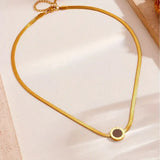 1pc olden-Black Women Necklace