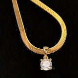 1pc Nooxian Elegant  Stainless Steel Necklace