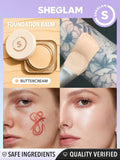 Shop SHEGLAM  Skinfluencer Full Coverage Foundation Balm Full size in shades Linen, Buttercream, Porcelain, Fair, Chantilly, Bamboo, Shell, Nude, Acorn, Warm Vanilla, Sand, Peach, Honey, Butterscotch, Wheat, Golden, Almond in Pakistan