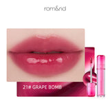Romand The Juicy Lasting Tint - 10 Bare Apricot, 15 Bare Fig, 20 JujuFig, 21 Grape Bomb, 22 Dotori Balm
