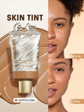 SHEGLAM Dew & Done Skin Tint With Spf20 - Linen, Buttercream, Porcelain, Fair, Chantilly, Bamboo, Shell, Nude, Acorn, Warm Vanilla, Sand, Peach, Honey, Butterscotch, Wheat, Golden, Almond, Saddle, Walnut, Chestnut, Cashew, Cappuccino, Caramel, Mahogany