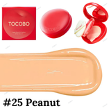 Tocobo Apple Dewy Fit Cushion 19 Cream, 21C Peach, 21W Vanilla, 23 Honey, 25 Peanut, 27 Toast
