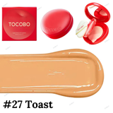 Tocobo Apple Dewy Fit Cushion 19 Cream, 21C Peach, 21W Vanilla, 23 Honey, 25 Peanut, 27 Toast