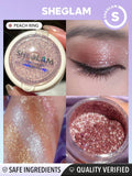 SHEGLAM Gleam Chaser Eyeshadow Topper - Frosting, Just Glazed, Peach Ring, Honey Drip, Brown Sugar
