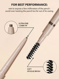 Sheglam INSTA-FILL BROW PENCIL - Ash Brown, Dark Brown