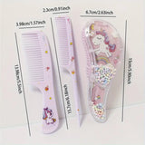 3pcs Cartoon Hair brush and Comb Set