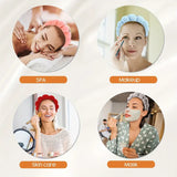 1 headband and 2 mitts set - Pink, Purple,Rose Red, Beige Brown Leopard Print, Red Cartoon Strawberry Wristband