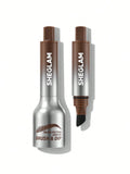 SHEGLAM Brow Fection Brush & Dip Liquid Eyebrow Gel Pen - Taupe, Espresso, Chocolate, Auburn, Ash, Charcoal, Truffle