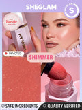 Sheglam Shimmer Blush - Risky Business, Love Cake, Float On, Devoted