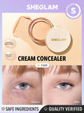 SHEGLAM Rapid Retouch Cream Concealer - Pink Pearl, Linen, Buttercream, Fair, Nude, Warm Vanilla, Golden, Almond, Chestnut, Nutmeg, Sepia